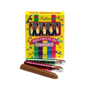 Madelaine Milk Chocolate Solid Candles 5ct Box Pack of 6